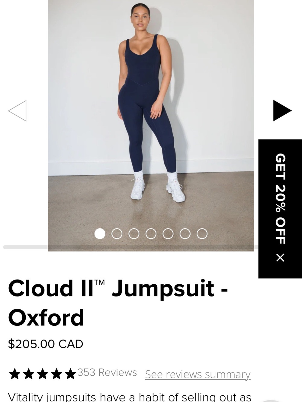 Cloud II™ Jumpsuit - Oxford Navy